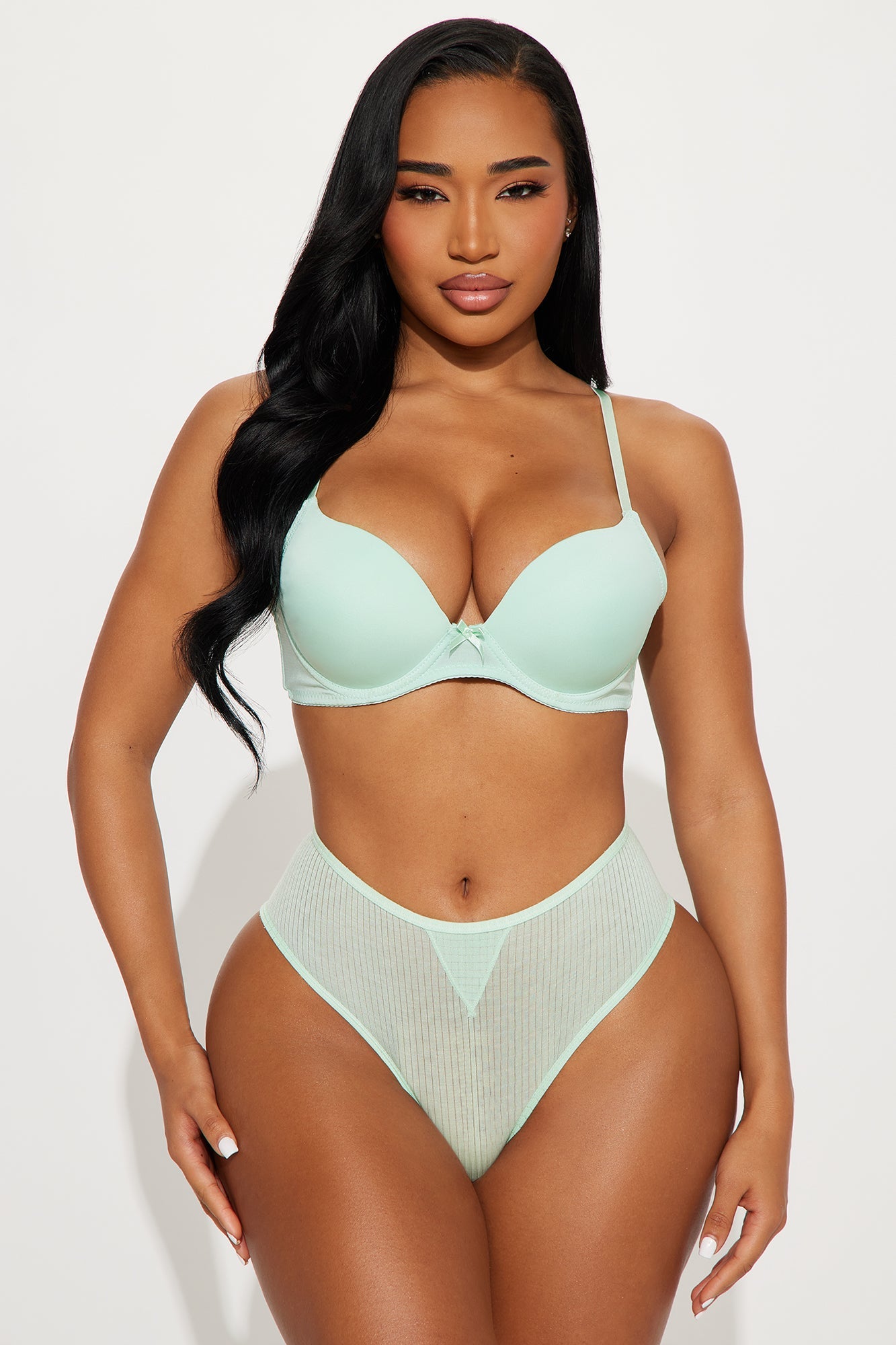 Daily Mood Soft Ribbed Hipster Panty - Green