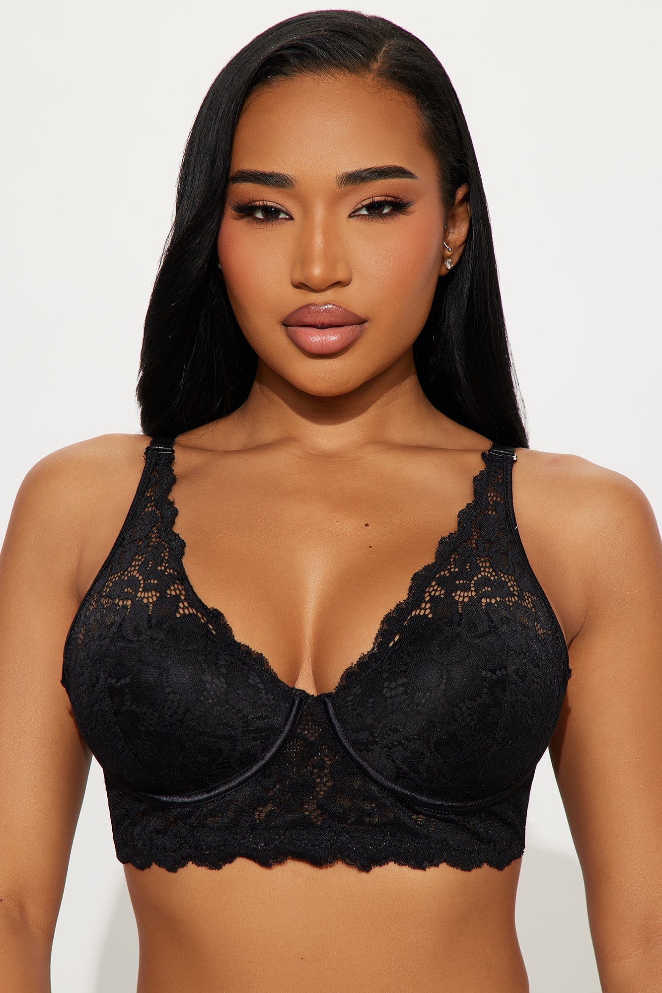 Always Essential Lace Wireless Bra - Black