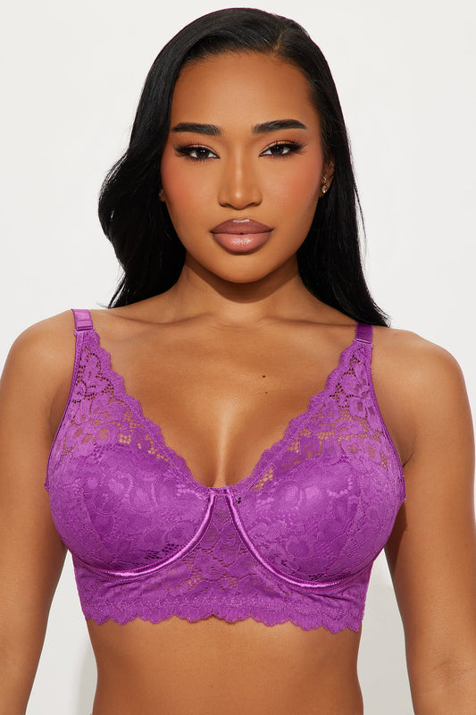 Always Essential Lace Wireless Bra - Magenta