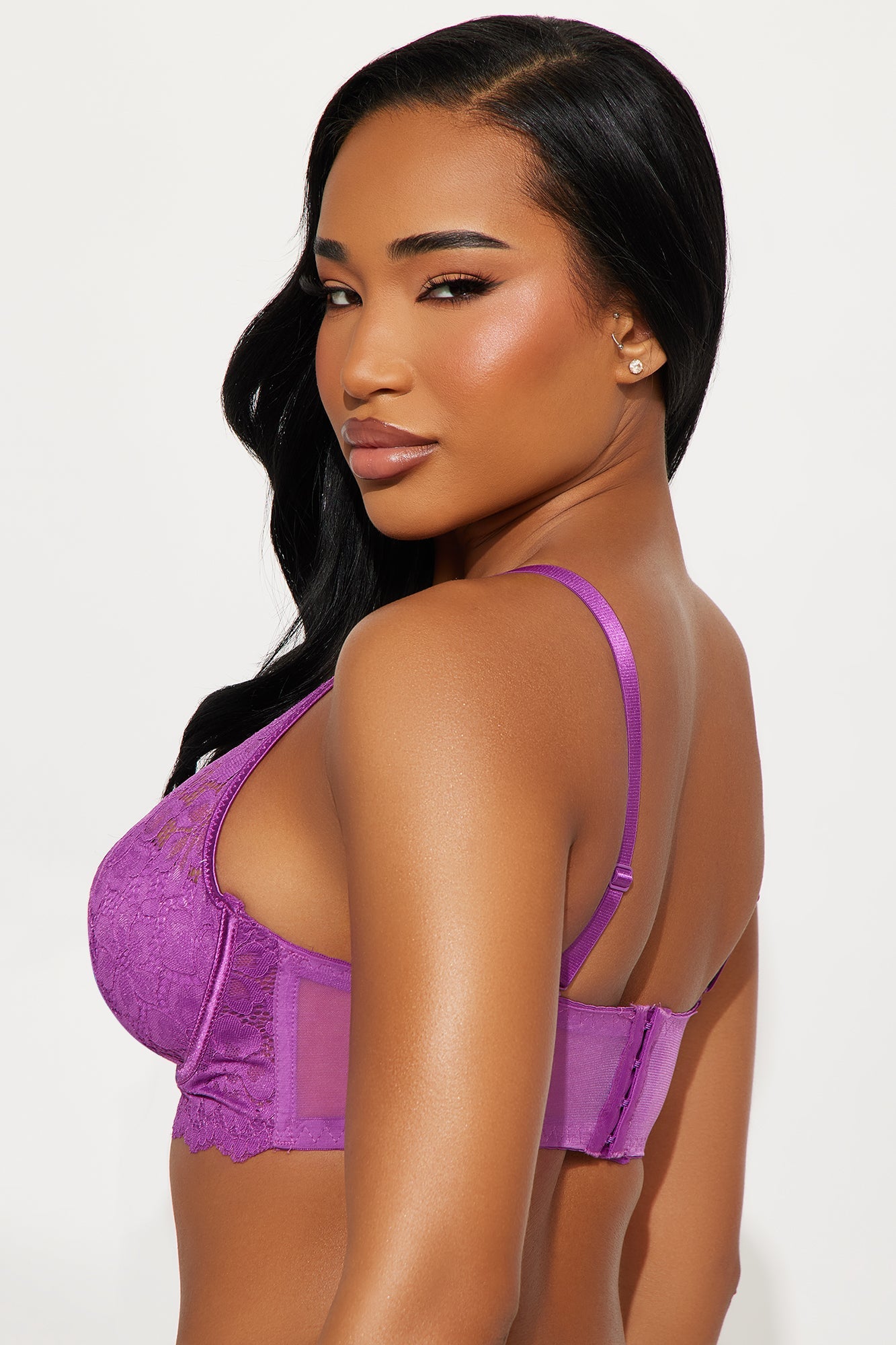 Always Essential Lace Wireless Bra - Magenta