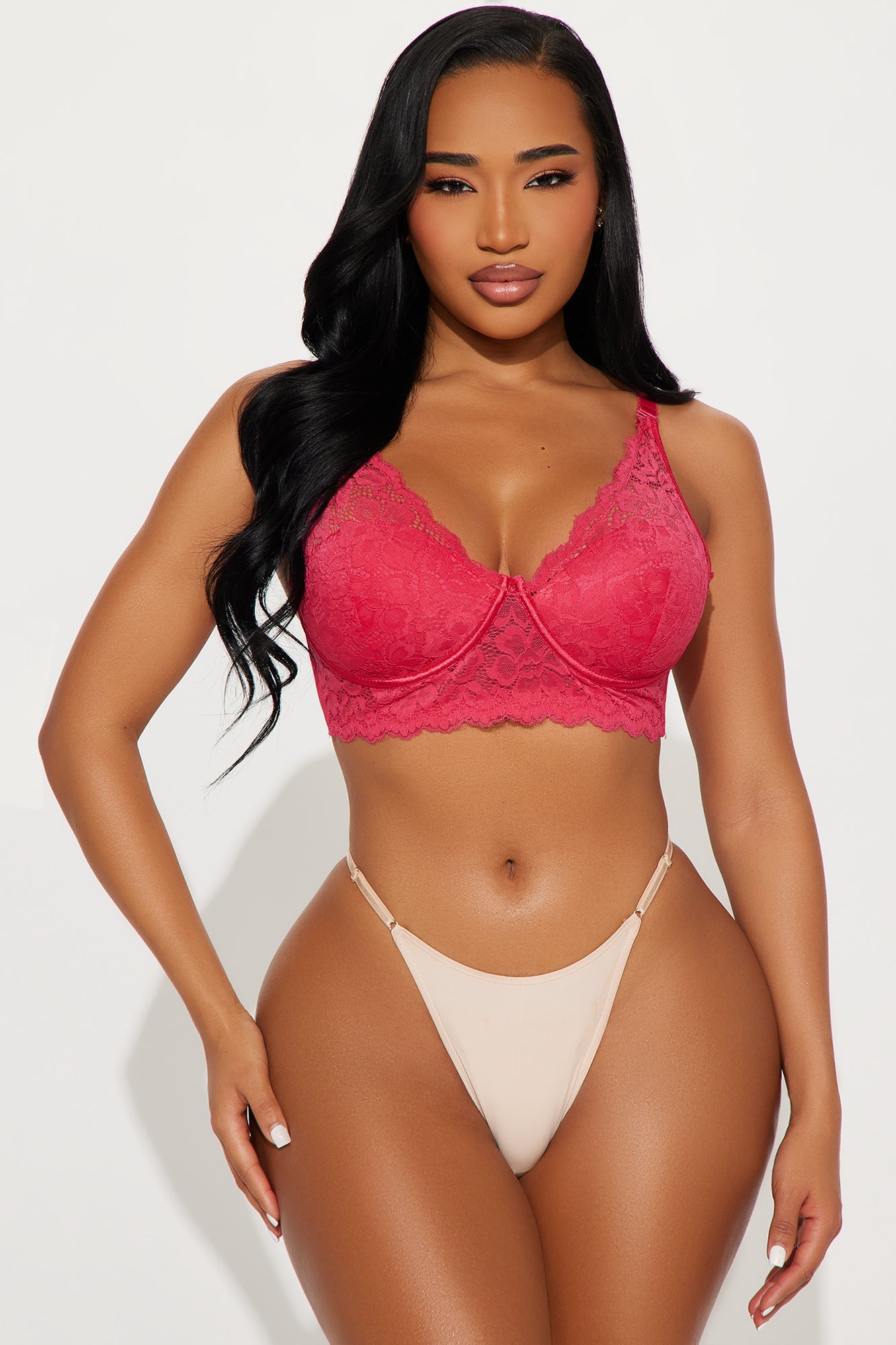 Always Essential Lace Wireless Bra - Red