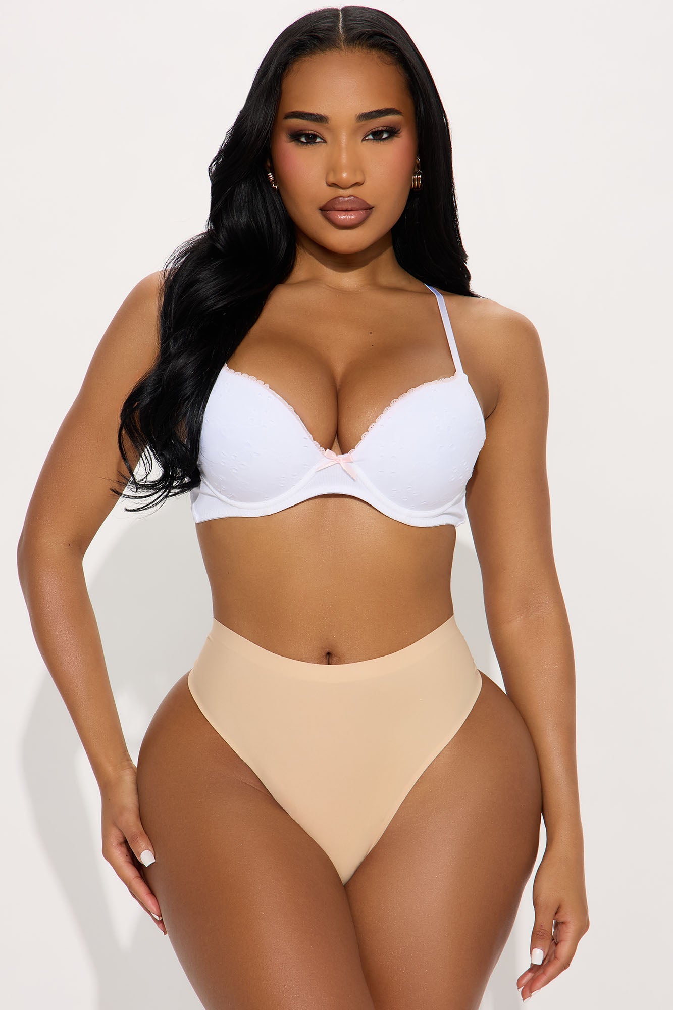 I've got My Eye On You Demi Bra - White