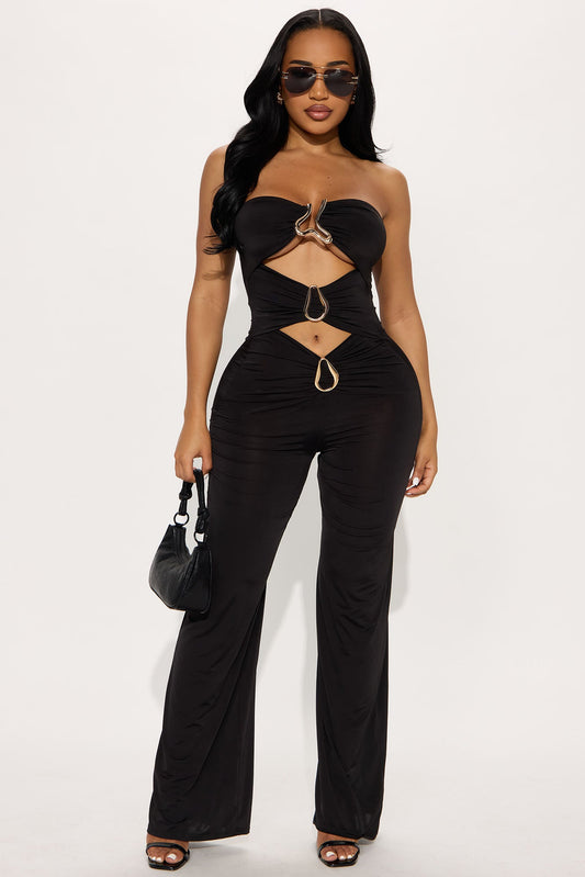Buy Me A Drink Hardware Jumpsuit - Black