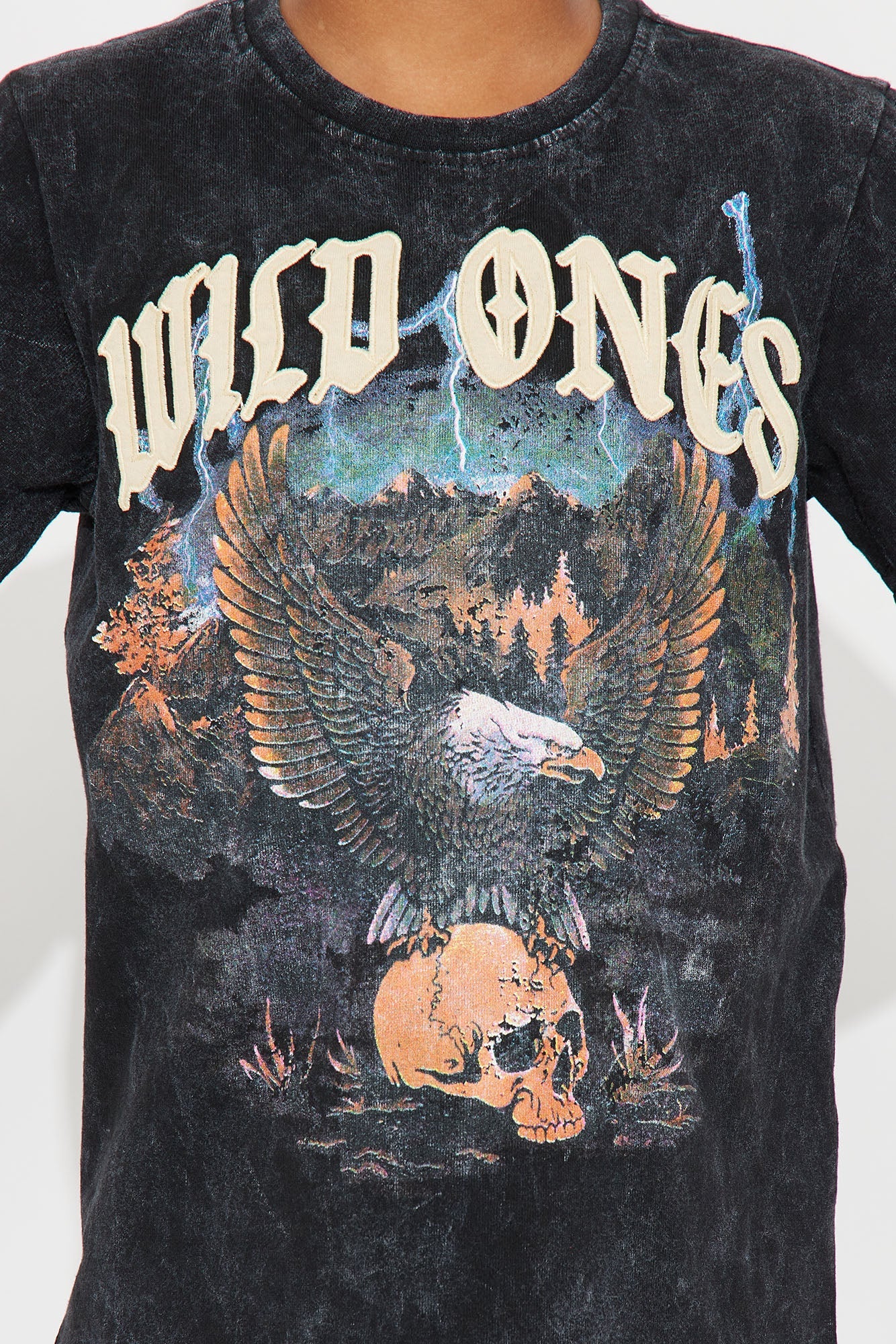 Mini Wild Ones Western Tee - Black