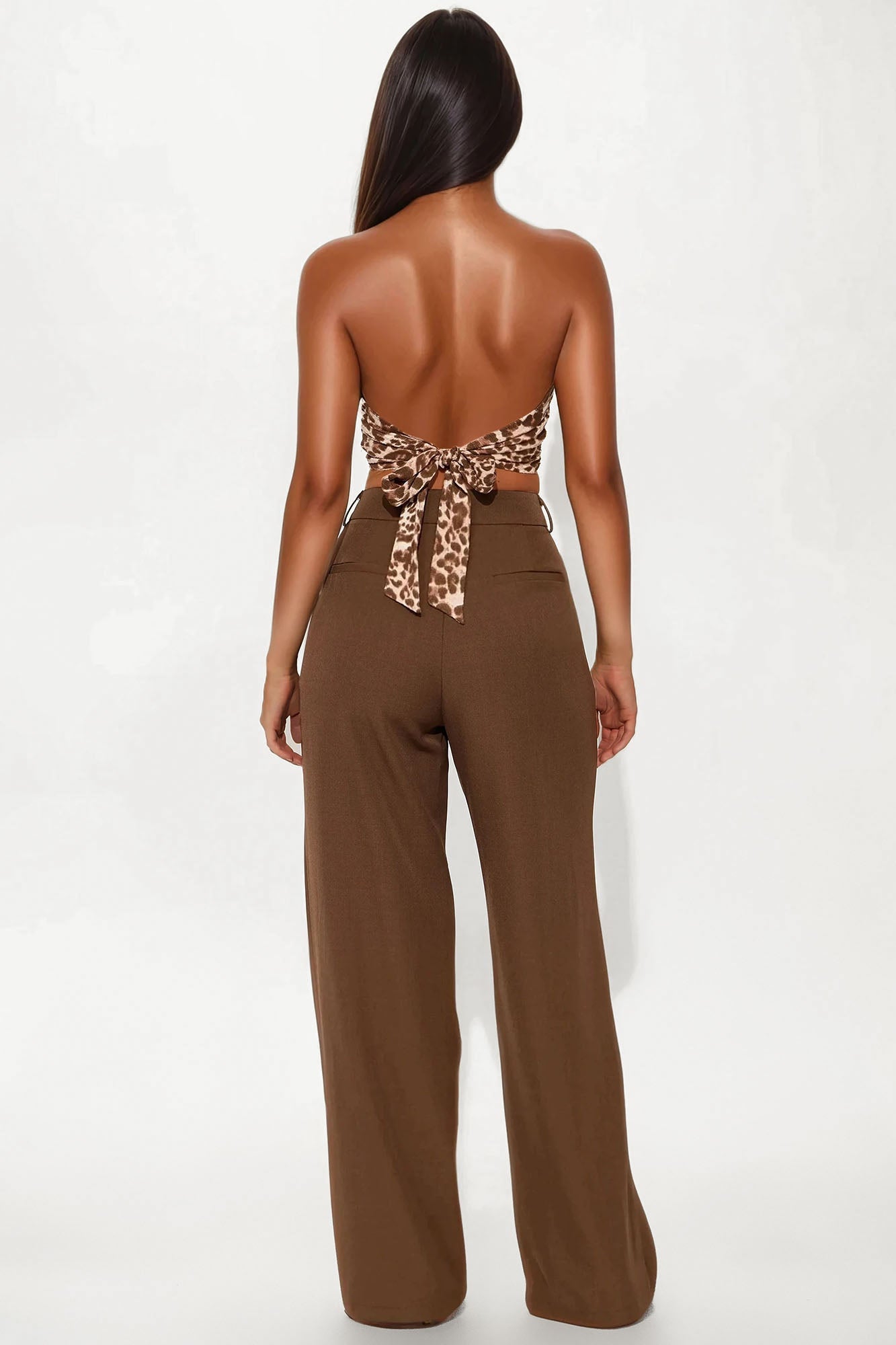 Leopard Club Halter Top - Leopard