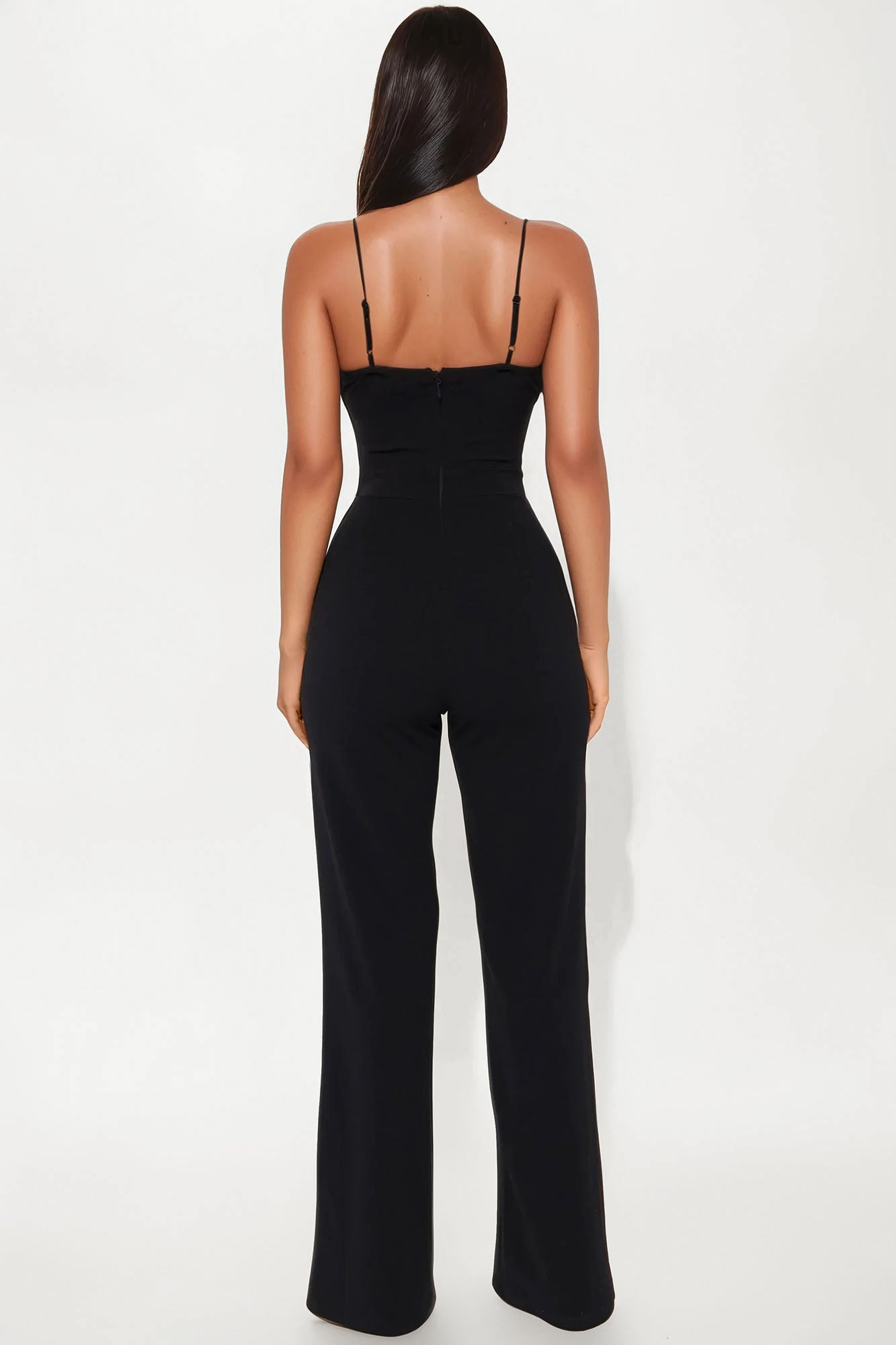 Stars Aligned Crepe Jumpsuit - Black/White