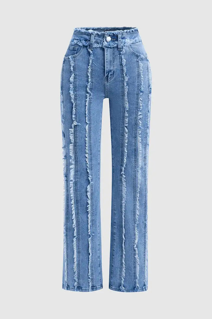 Veronina - Chic Flanellen Jeans voor Vrouwen