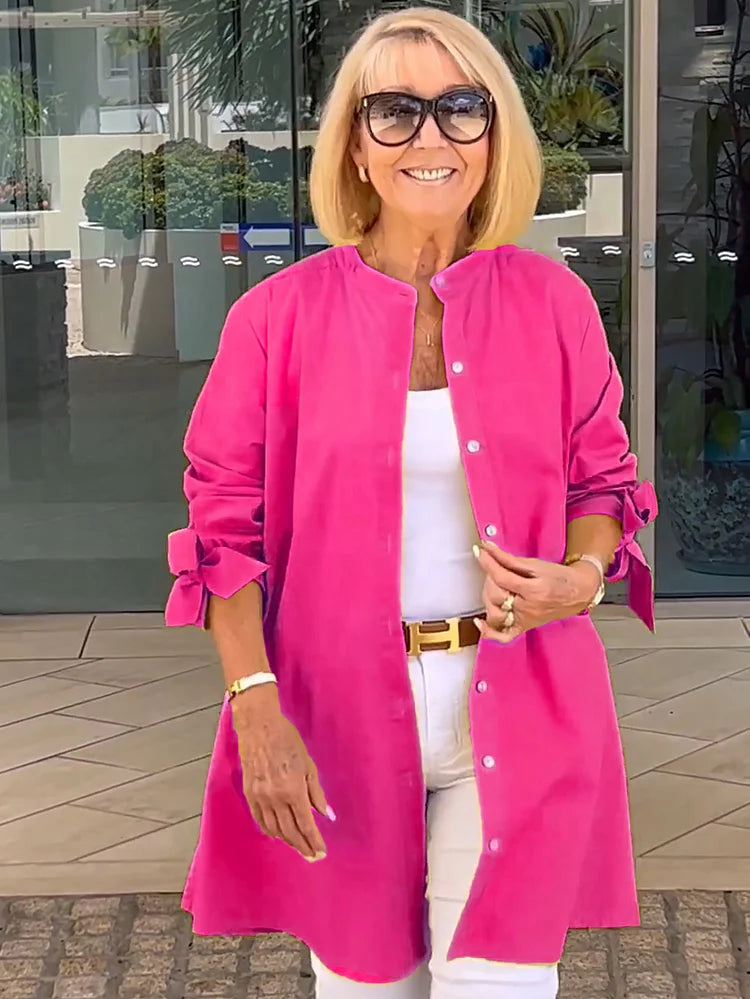 Feynna - Casual Mouwtop voor Vrouwen