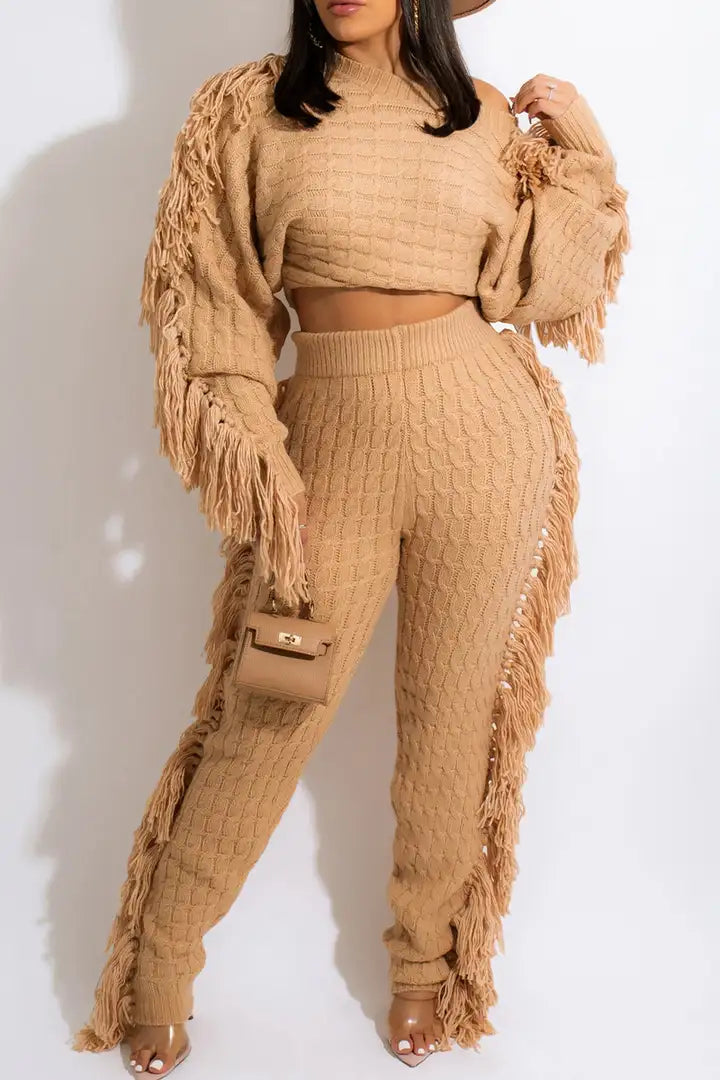 Kaianna - Gezellige gebreide Outfit Set voor Vrouwen