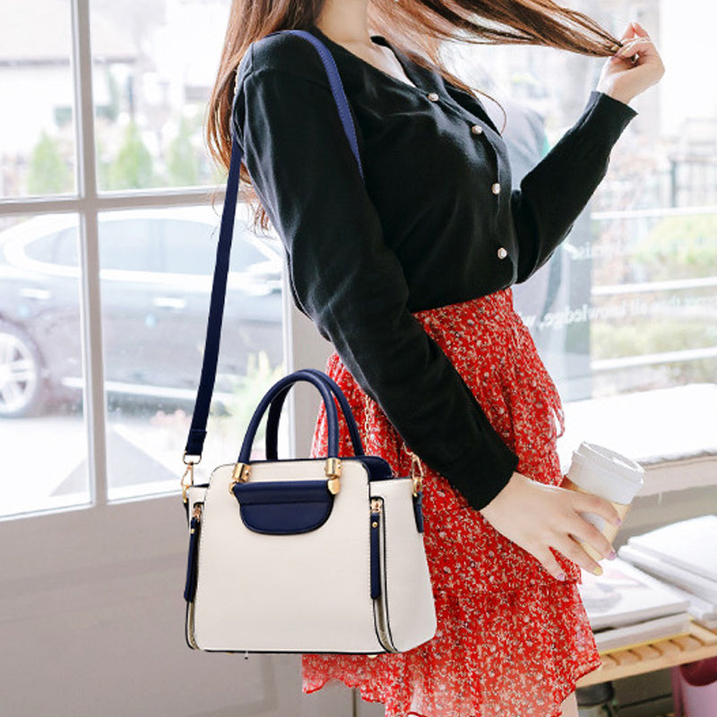 Aleida - Veelzijdige Schoudertas met Contrasterend Design