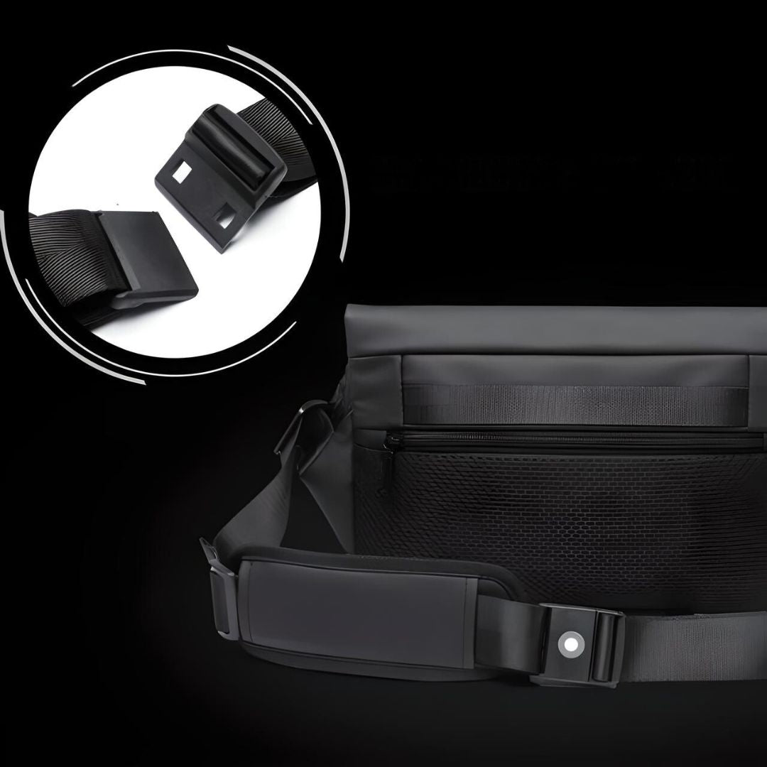 BlackEdge - Diefstalbestendige Obsidiaan Slingtas