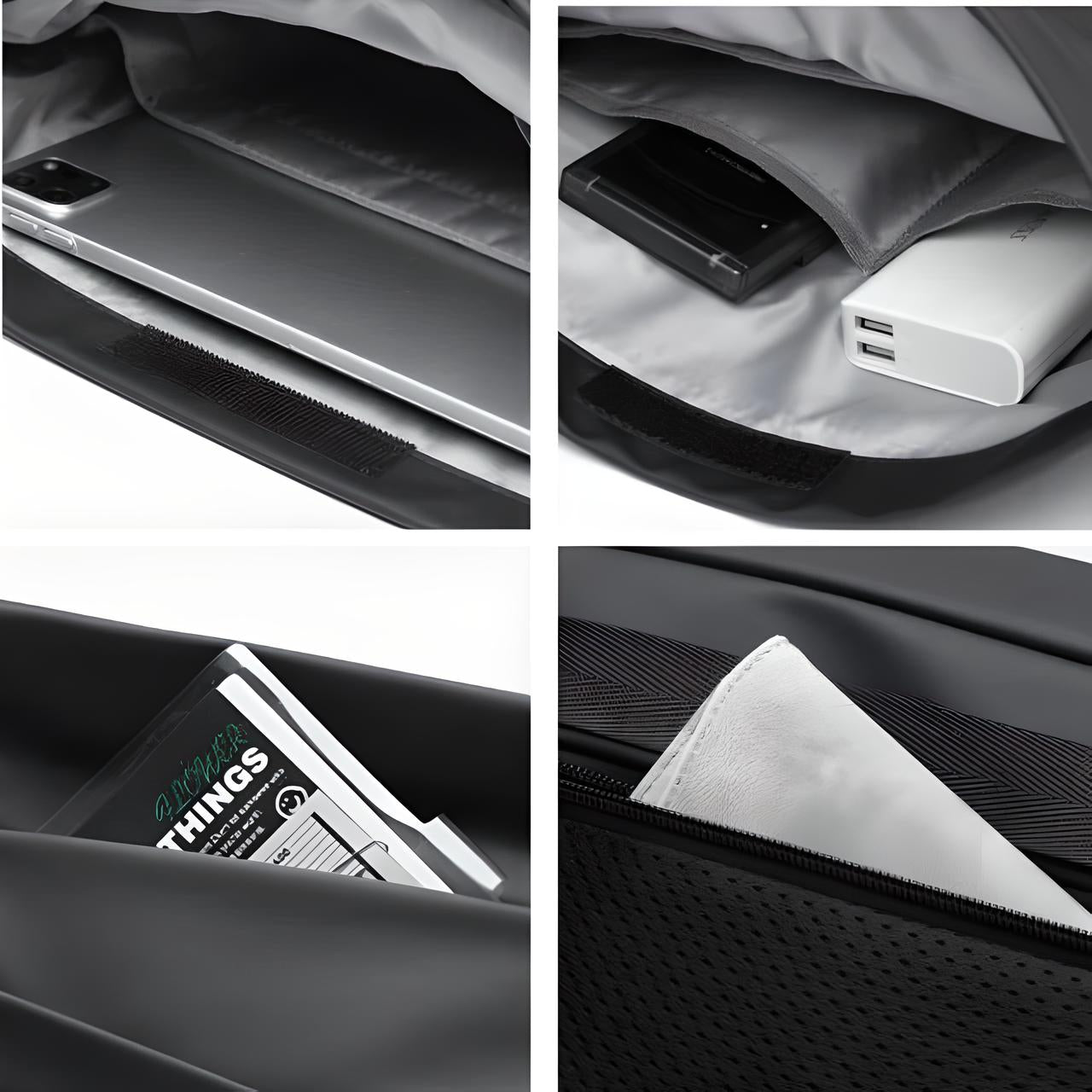 BlackEdge - Diefstalbestendige Obsidiaan Slingtas