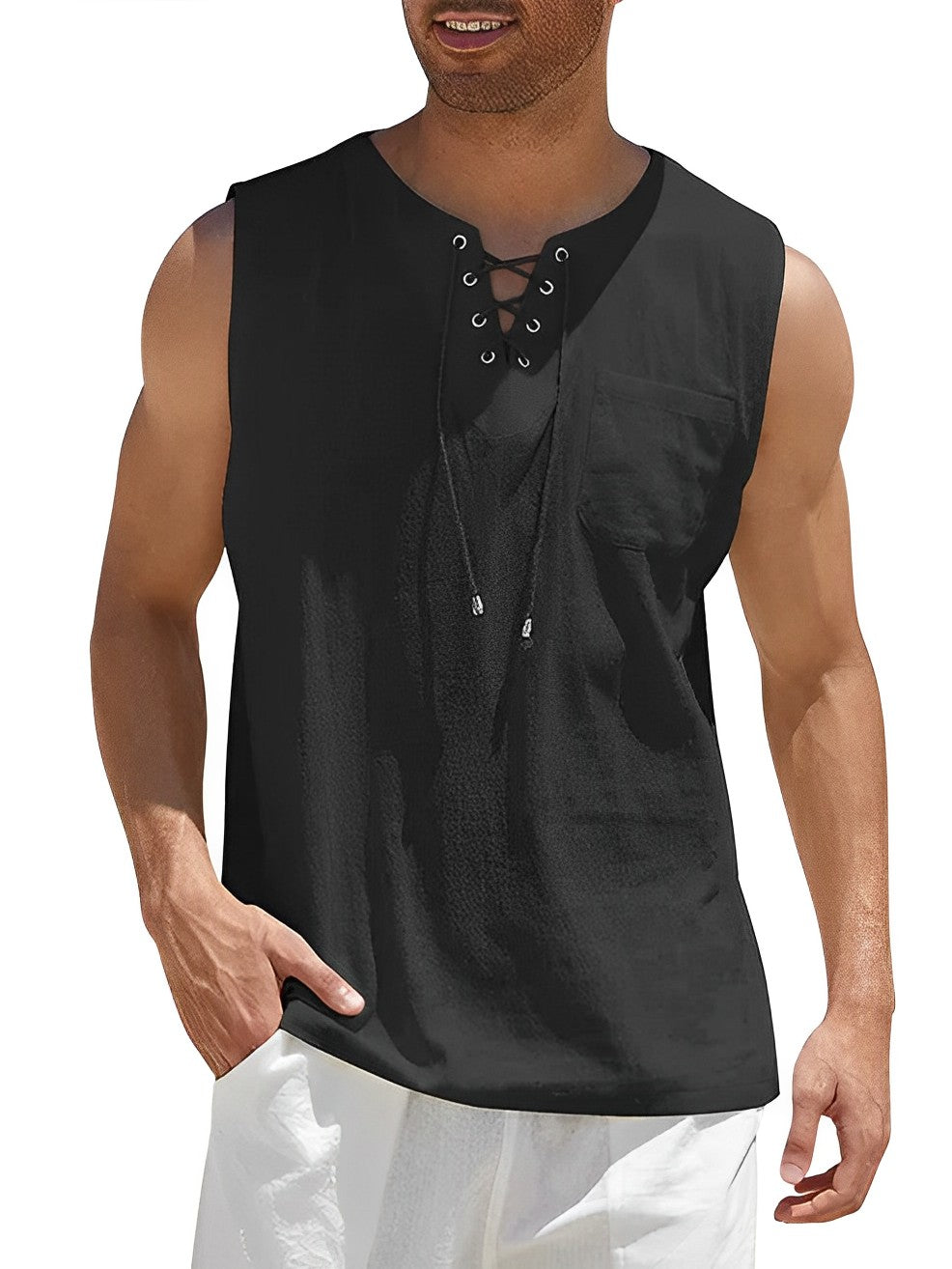 Raul - Heren Zomershirt - Comfortabele Mouwloze Stijl
