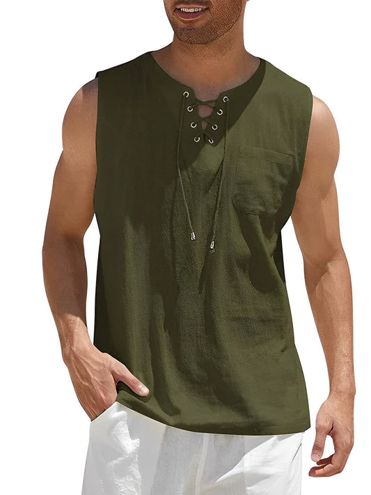 Raul - Heren Zomershirt - Comfortabele Mouwloze Stijl