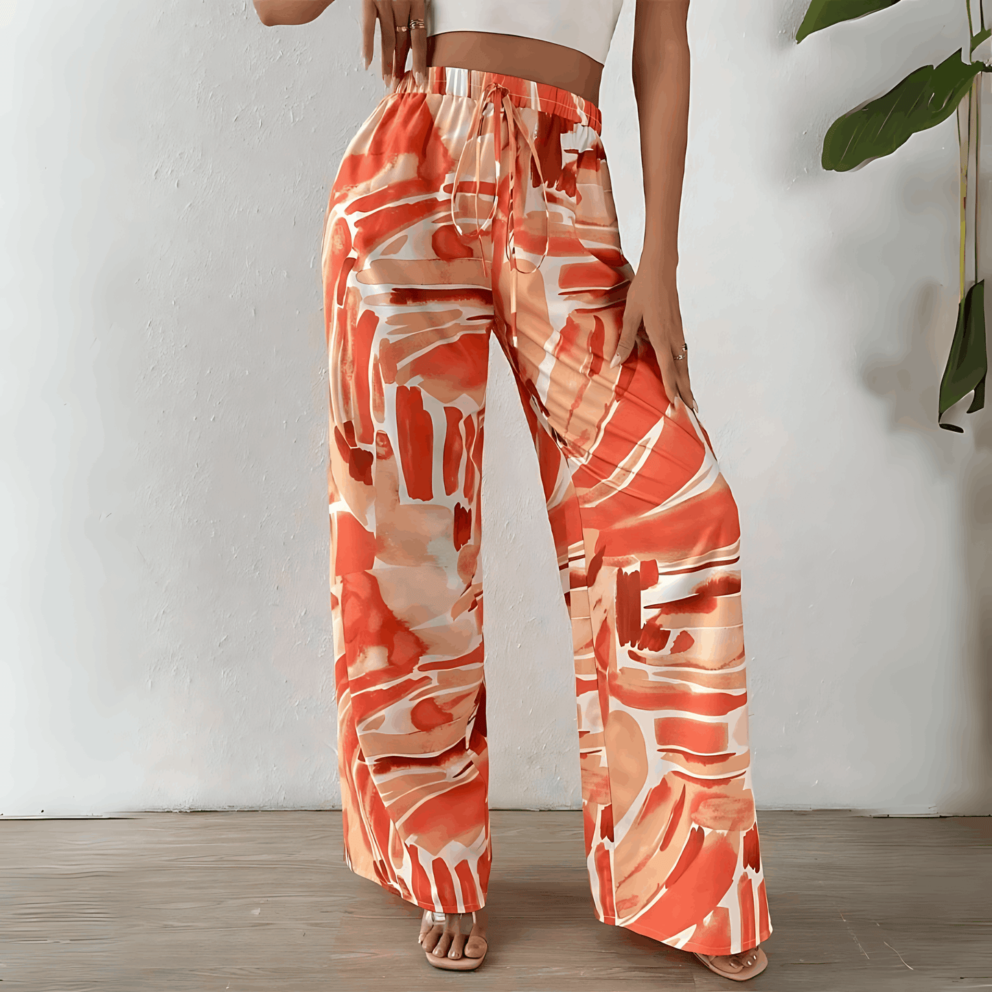 Valeria - Trendy Broek met Print voor Vrouwen