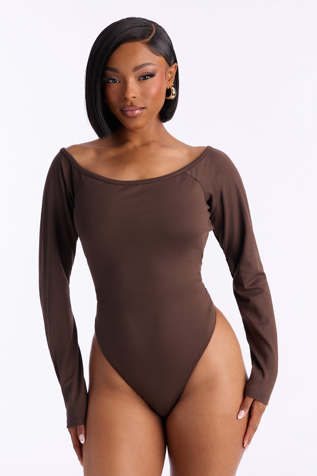 طقم جوجر بادي سوت ياسمين - شوكولاتة