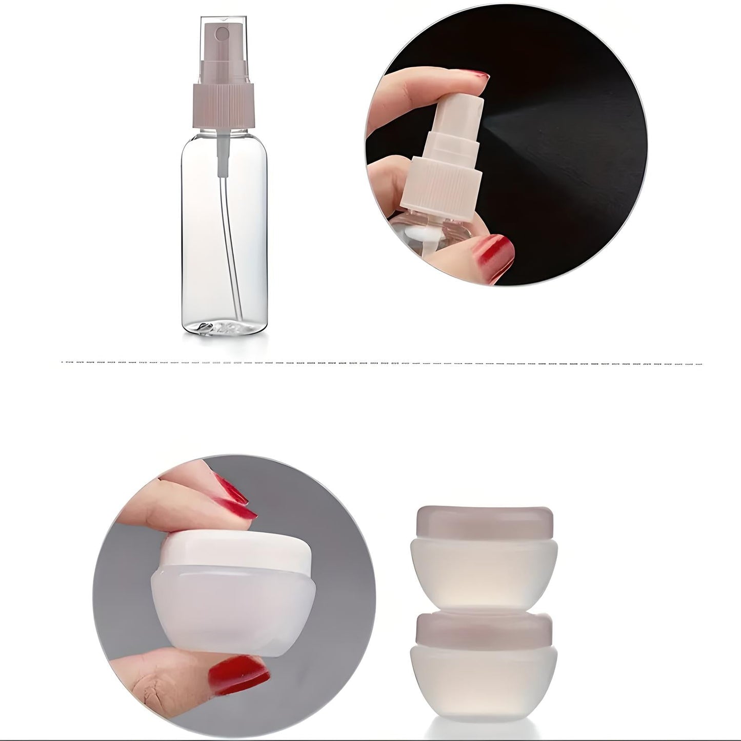 TidyPro - Complete Reisset voor Toilettassen | 11-delige Set