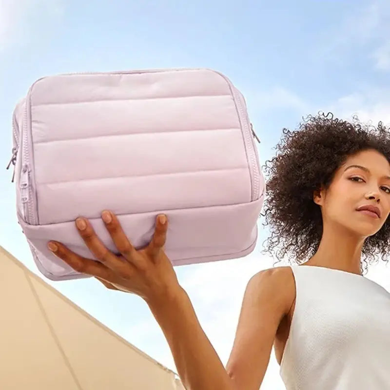 Nerissa - Grote Waterdichte Nylon Make-uptas voor Cosmetica