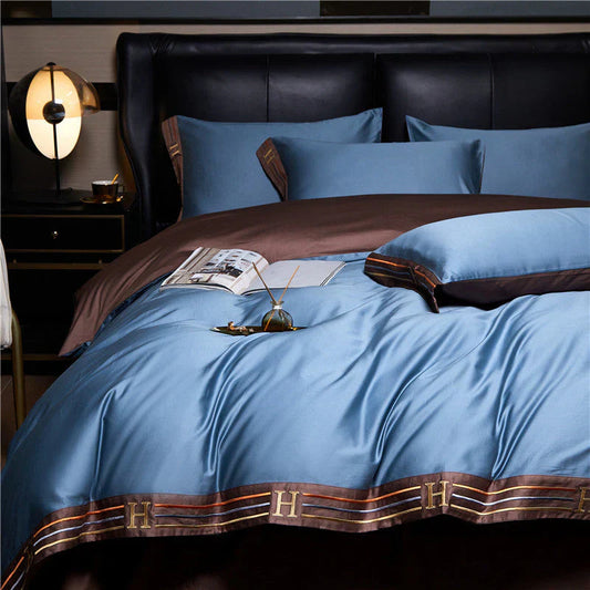 OpulentDroom – Luxe Satijnen Beddengoed Set – Comfort & Elegantie