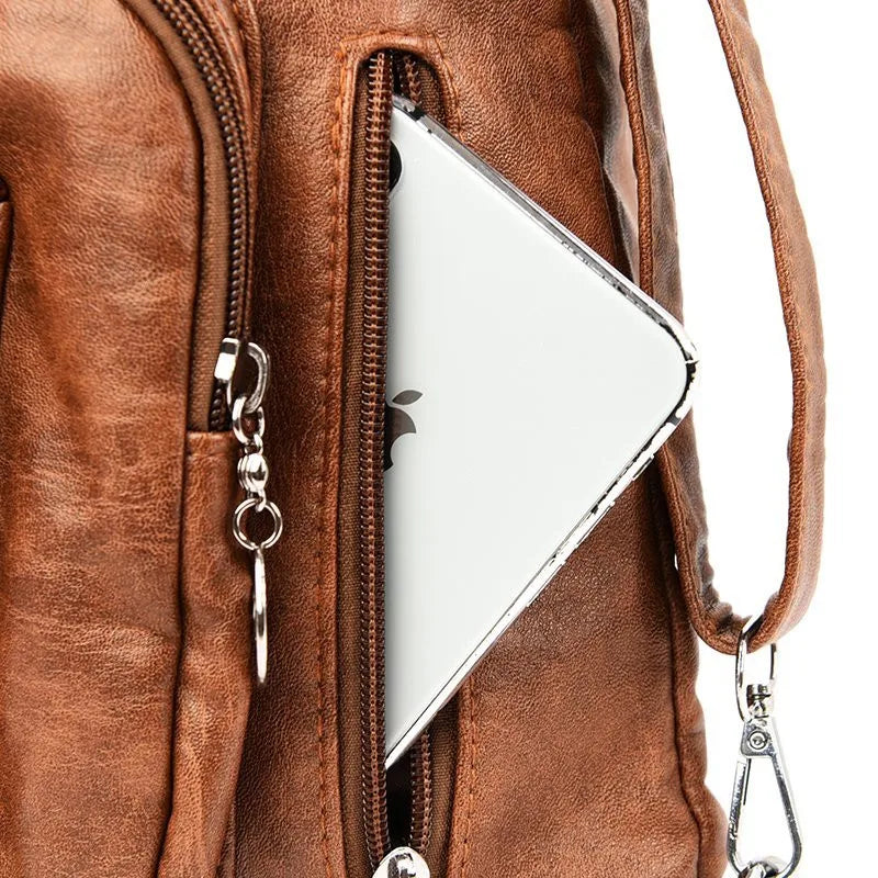 Poppie - Vintage Schouder Hobo Handtas voor Vrouwen