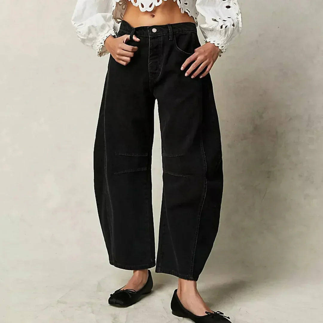 Sovyn - Stijlvolle Wijde Jeans voor Vrouwen