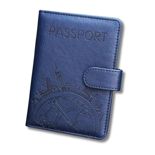 EliteTravel - RFID Leren Paspoorthouder en Reizen Portemonnee