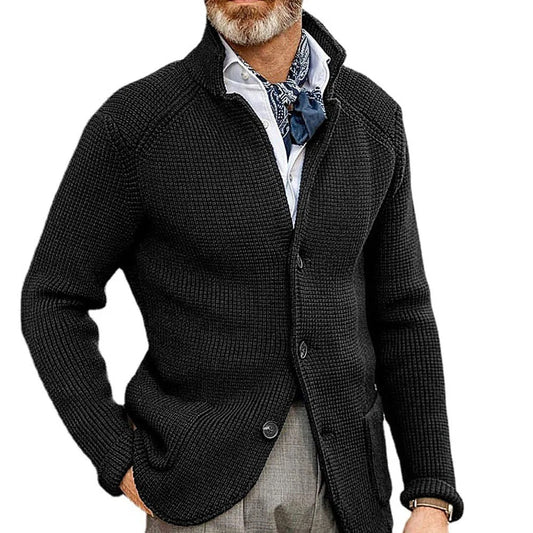 Marc - Gebreid Vest met Knopen voor Heren - Klassiek & Warm