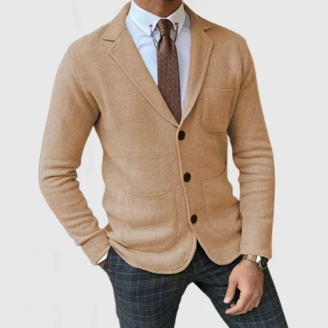 Santiago - herenblazer met lange mouwen