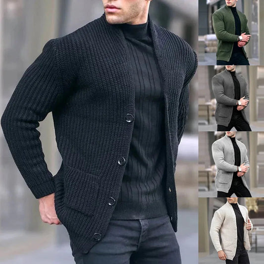 Clifford - Gebreid Vest Voor Heren - Warm & Tijdloos