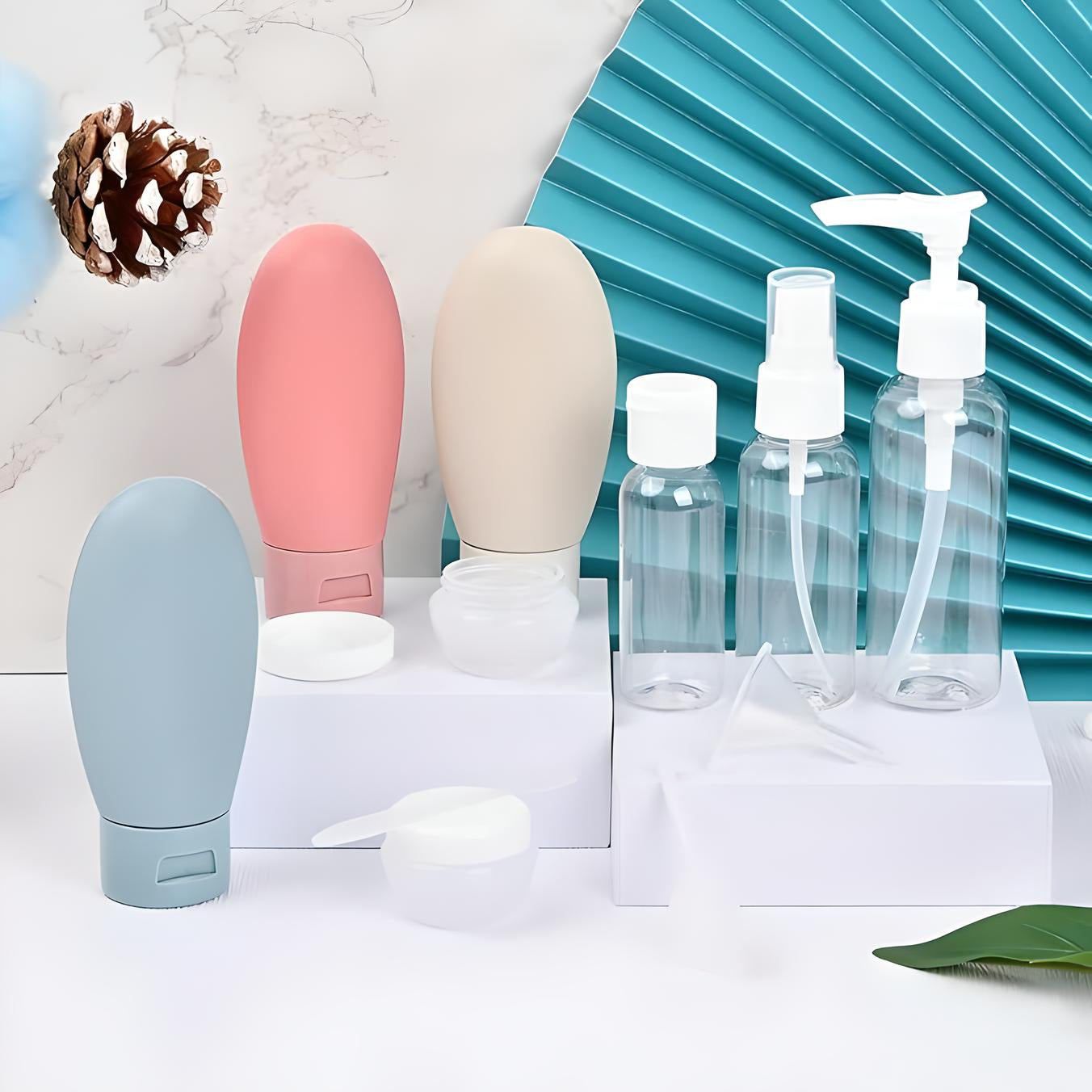 TidyPro - Complete Reisset voor Toilettassen | 11-delige Set