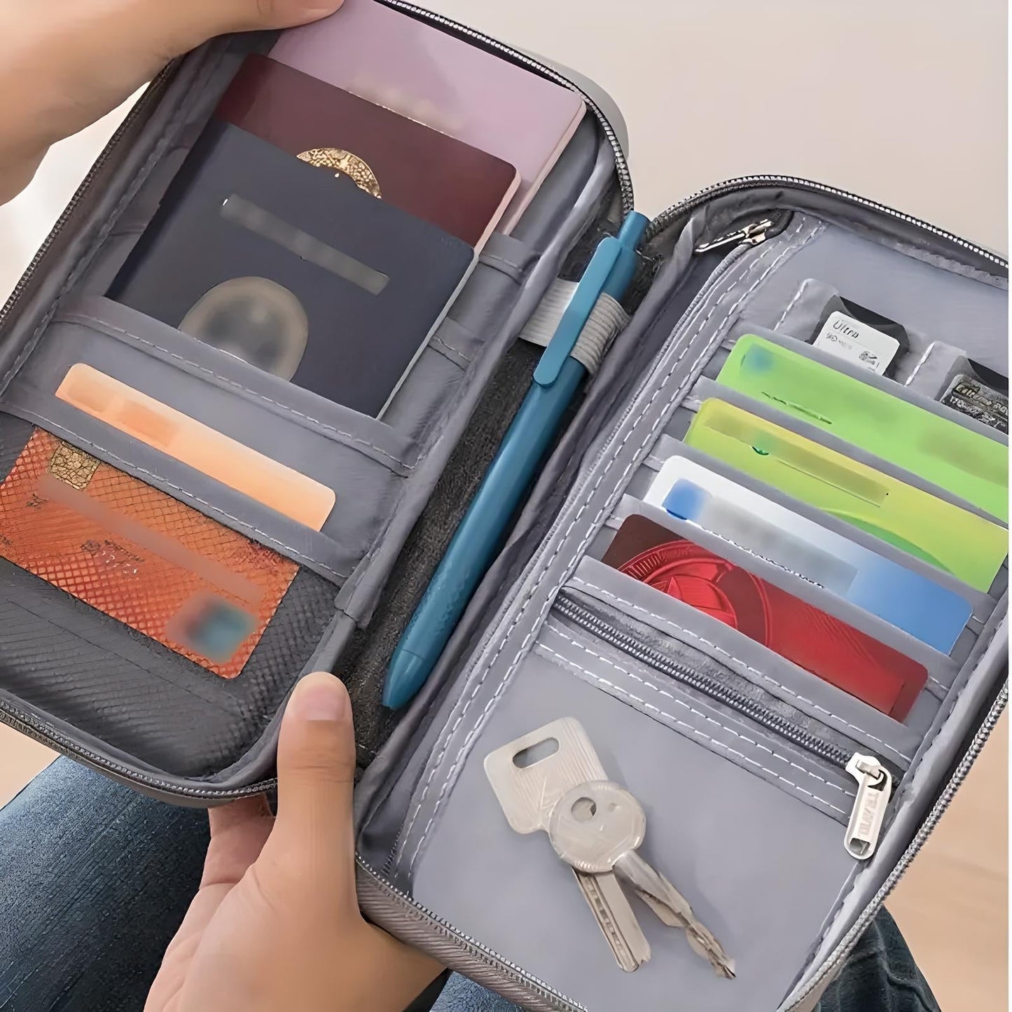 PassProtector - RFID Familie Paspoort Portemonnee