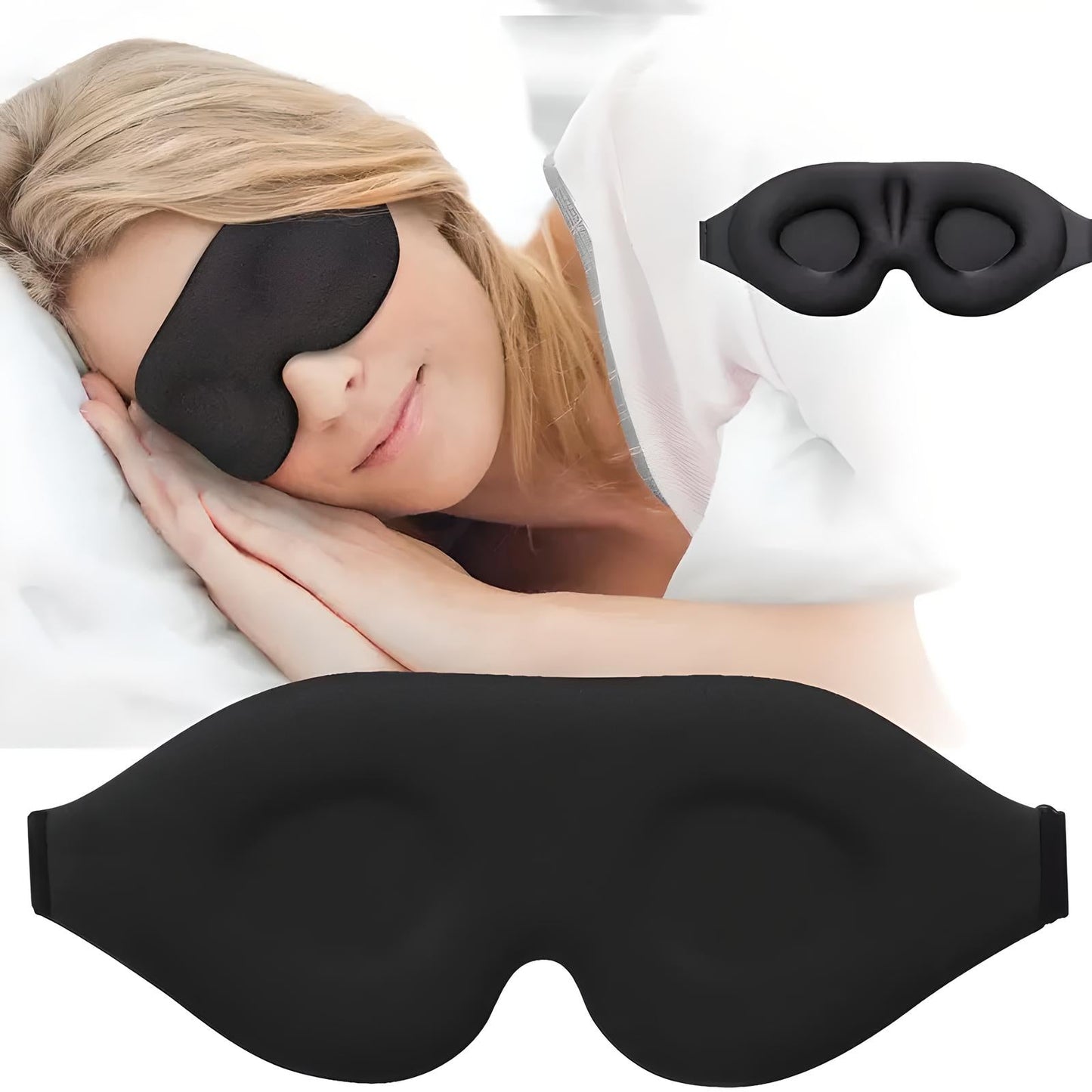 DreamZone - Memory Foam Reisslaapmasker