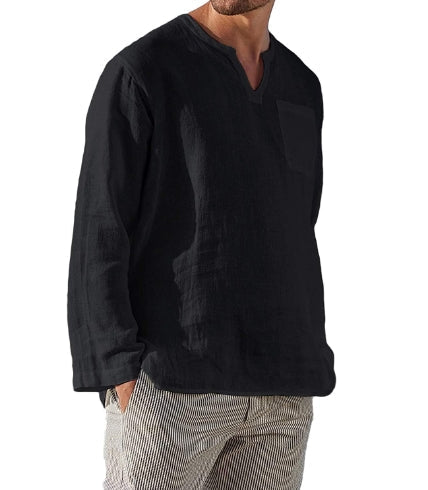 Elegante Heren Boheemse Shirt