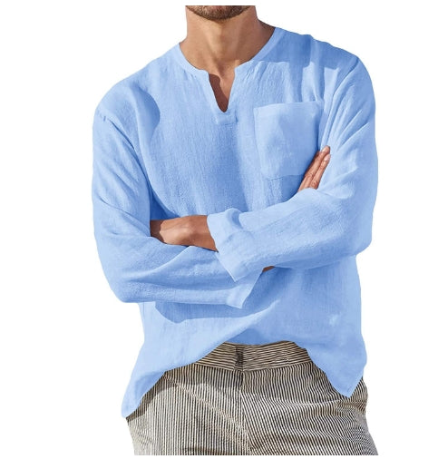 Elegante Heren Boheemse Shirt
