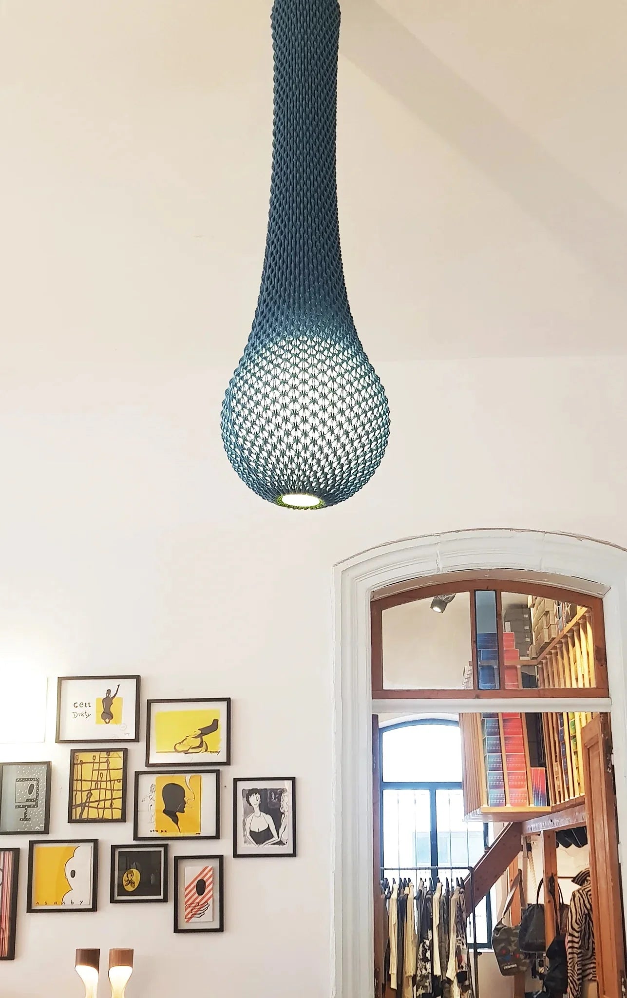 Knitted Dropped Pendant