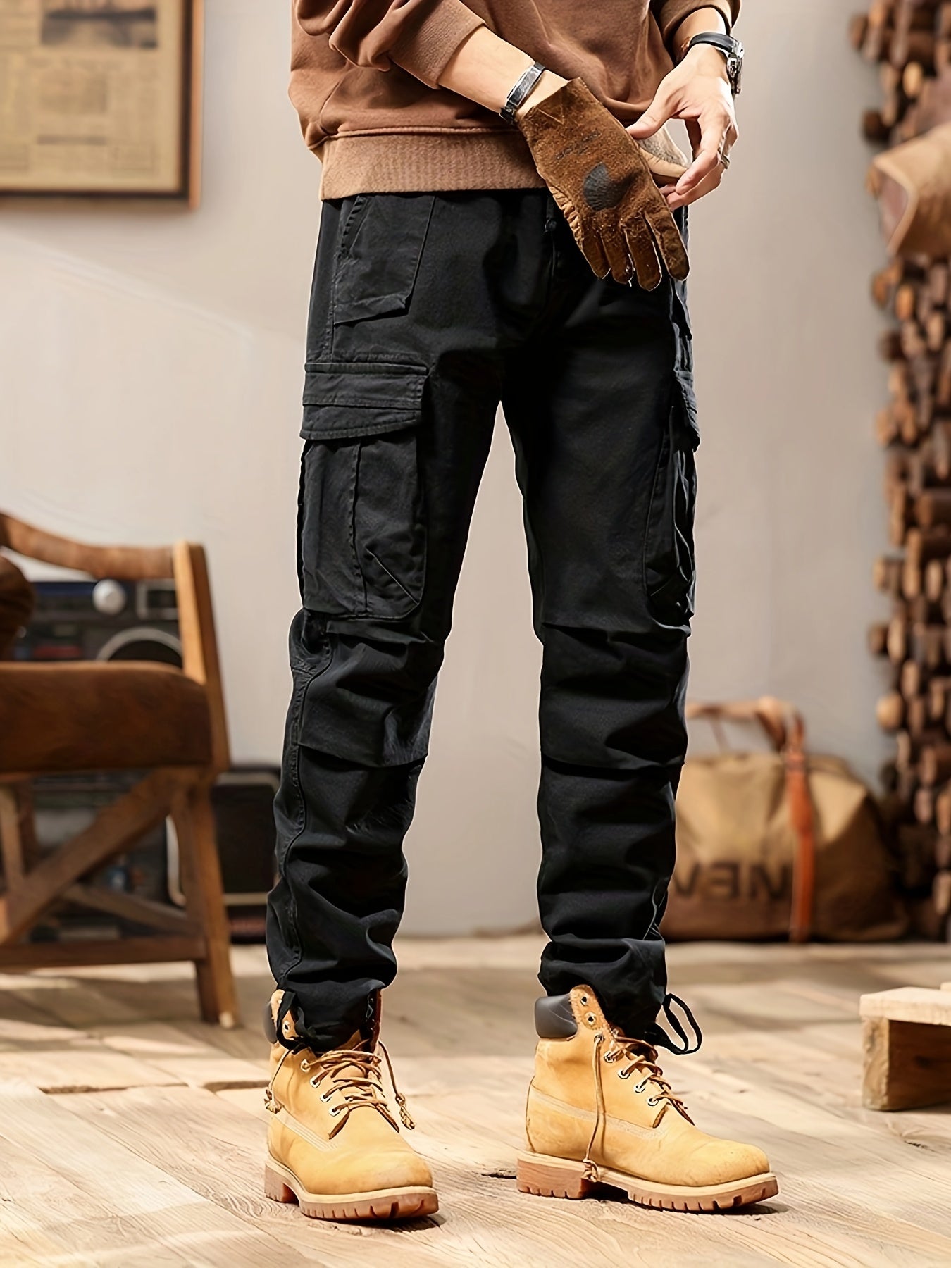 Multi-pocket Heren Cargo Broek