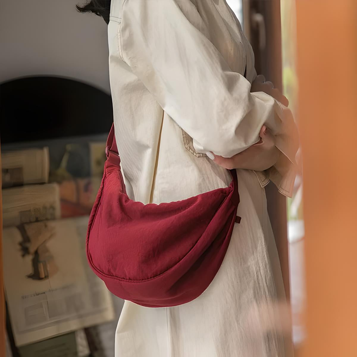 Jacquelien - Dames Schoudertas in Dumpling Stijl