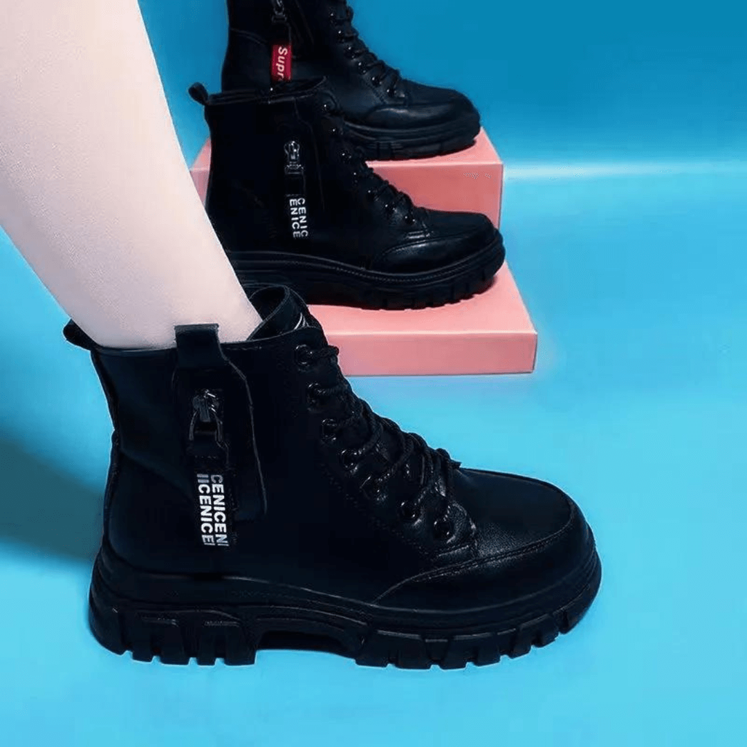 Larae - Klassieke Combat Schoenen voor Vrouwen