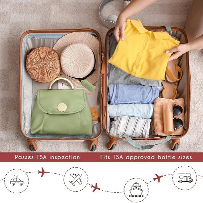 Kalindra - Leren Ophangbare Toilettas voor Reizen