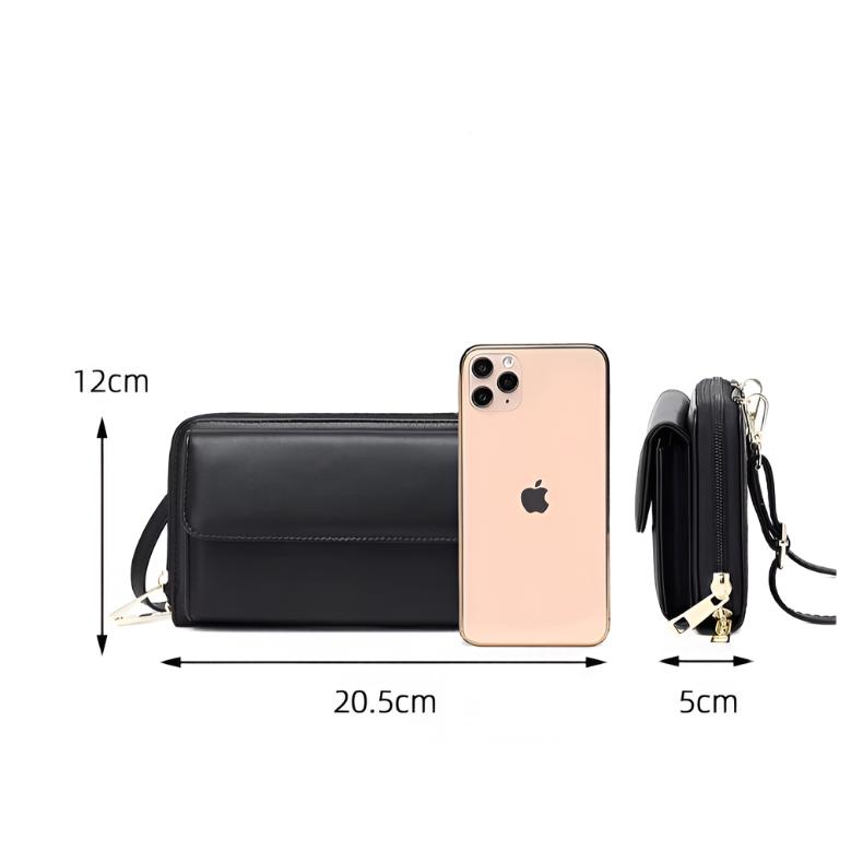 Airen - RFID Blokkerende Schouder Paspoorthouder