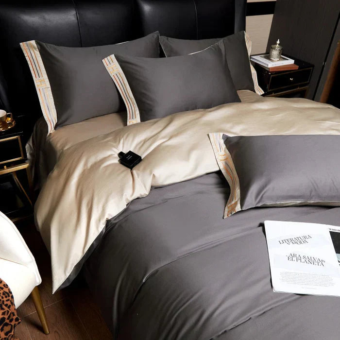 LuxoraSanct – Satijnen Katoenen Beddengoed Set – Comfort & Luxe