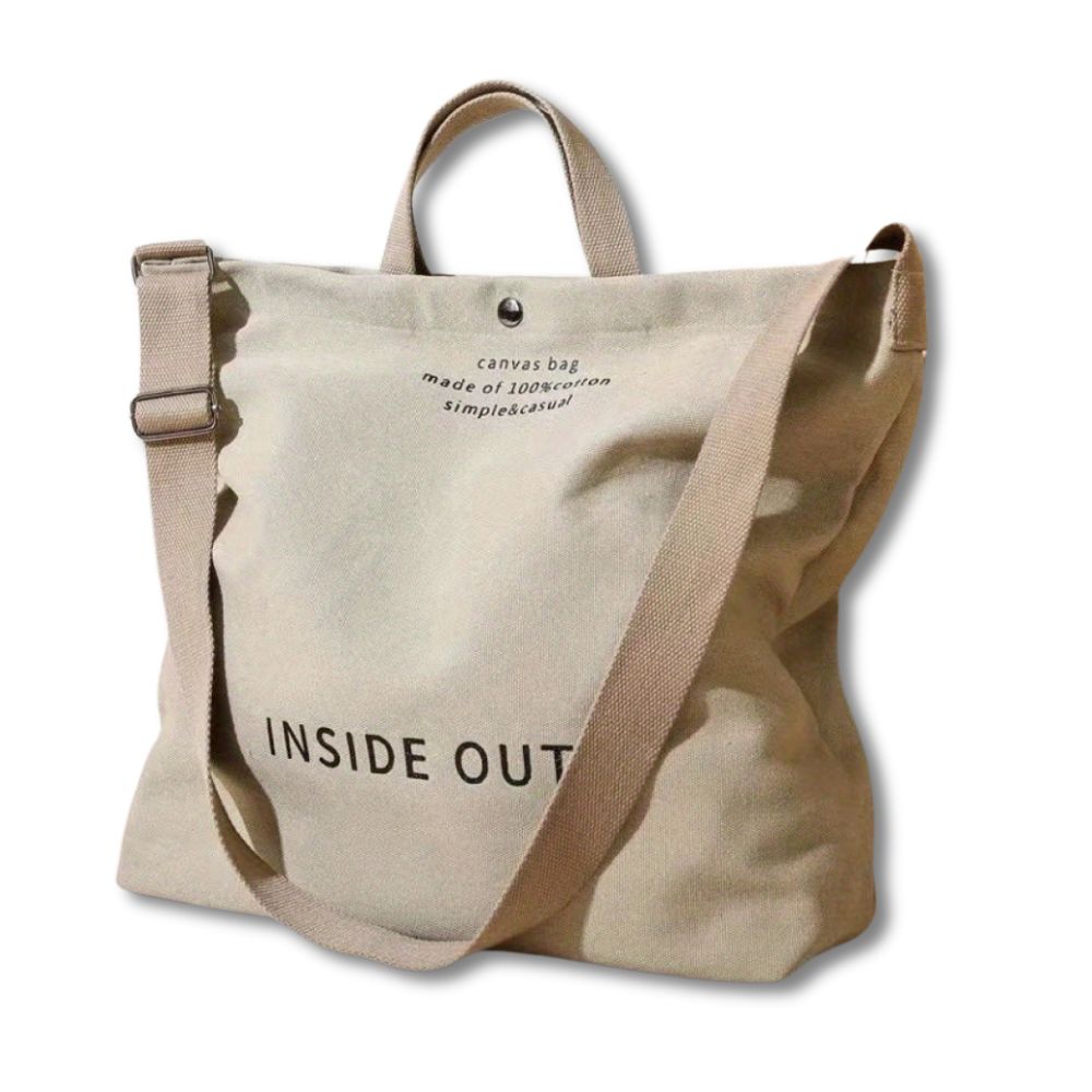 Katrien - Vintage Canvas Schouderhandtas