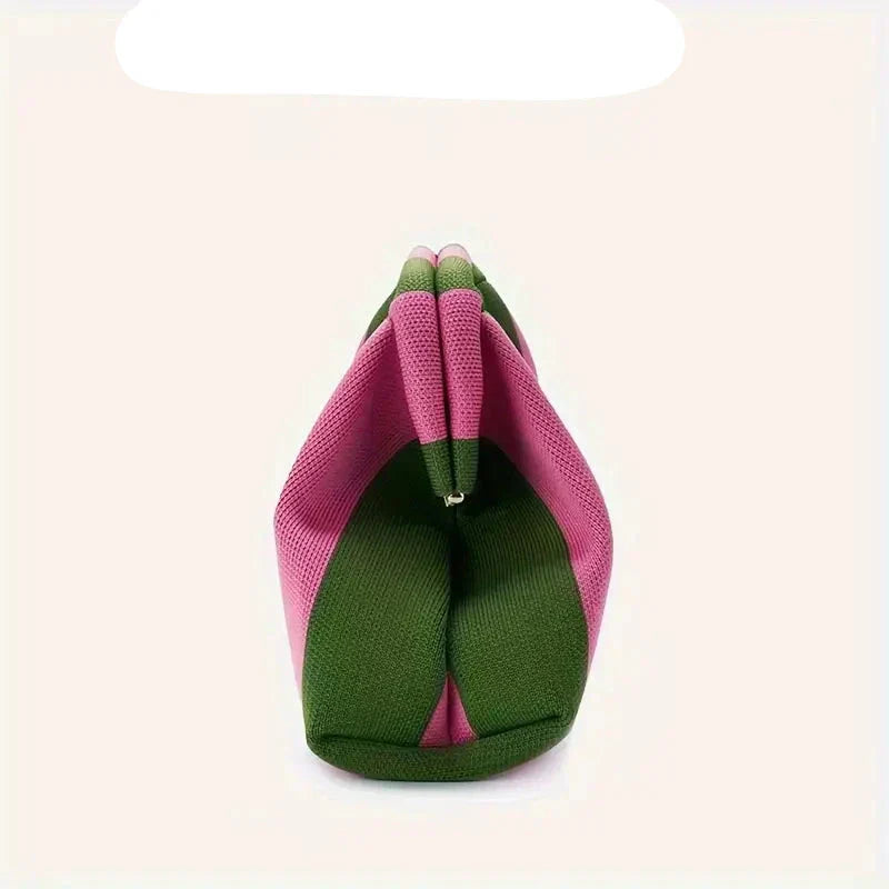 GlamLine - Gestreepte Cosmetische Clutch