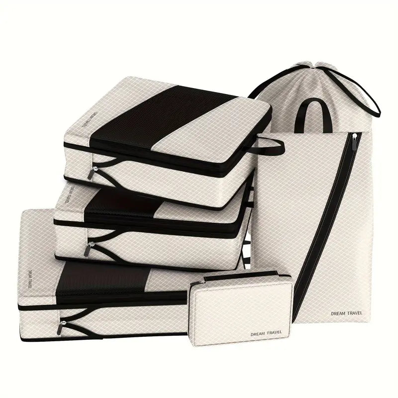 SpacePro - 6-Pack Compressie Pakblok Reistas Organizers