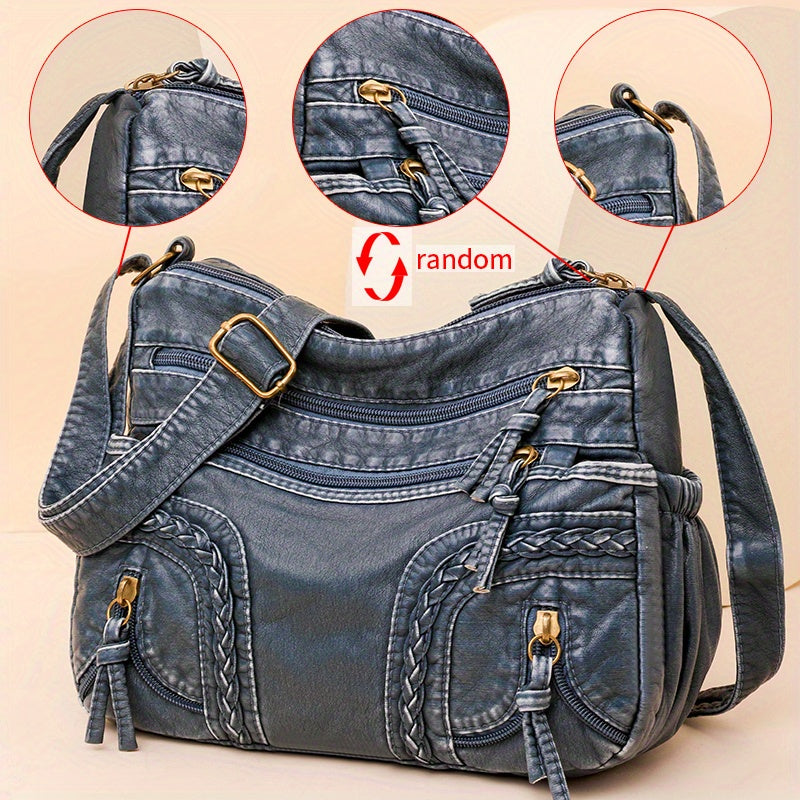 WeaveStyle - Schoudertas met Gevlochten Detail