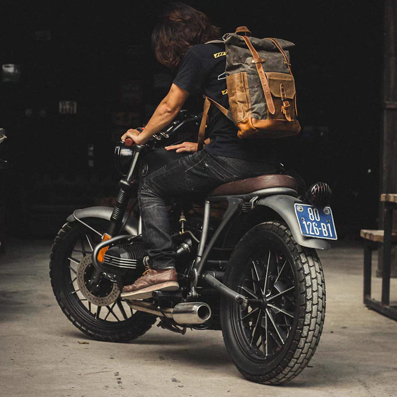 RollFlex - Canvas Reisrugzak met Roll-Top