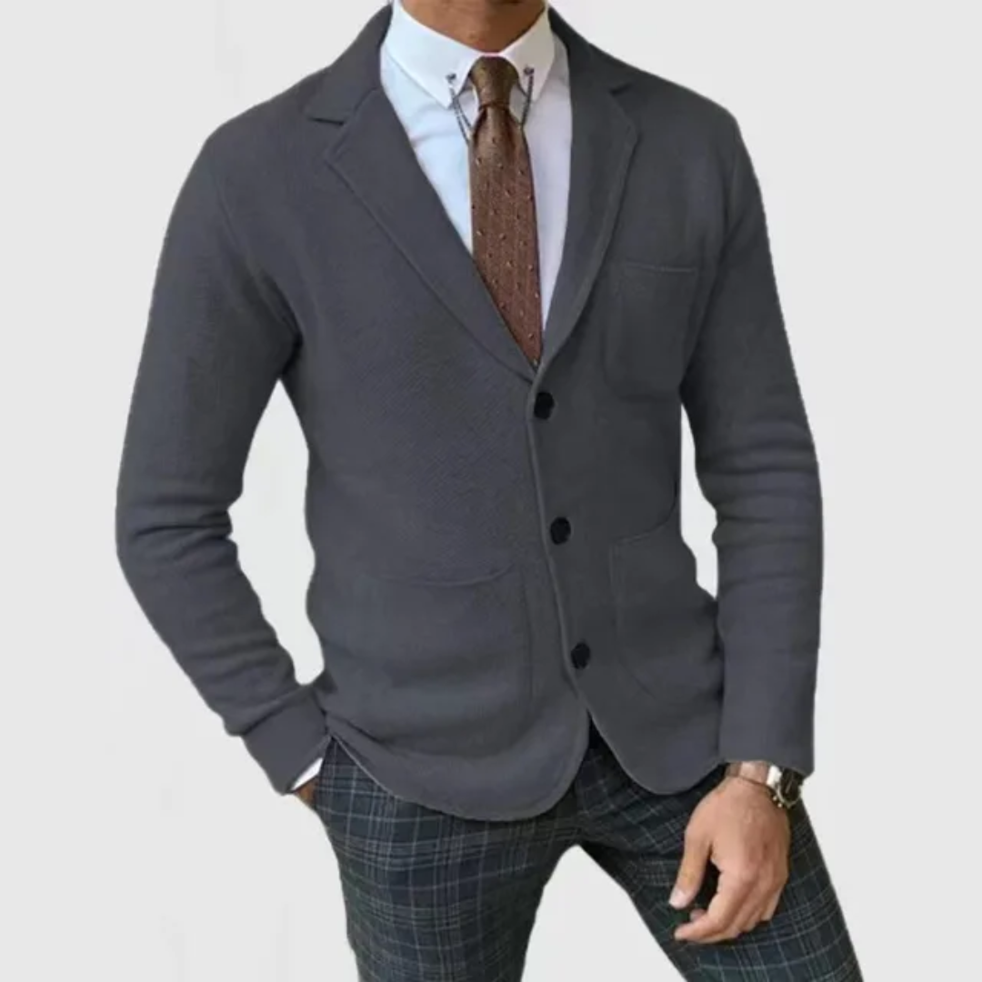 Santiago - herenblazer met lange mouwen