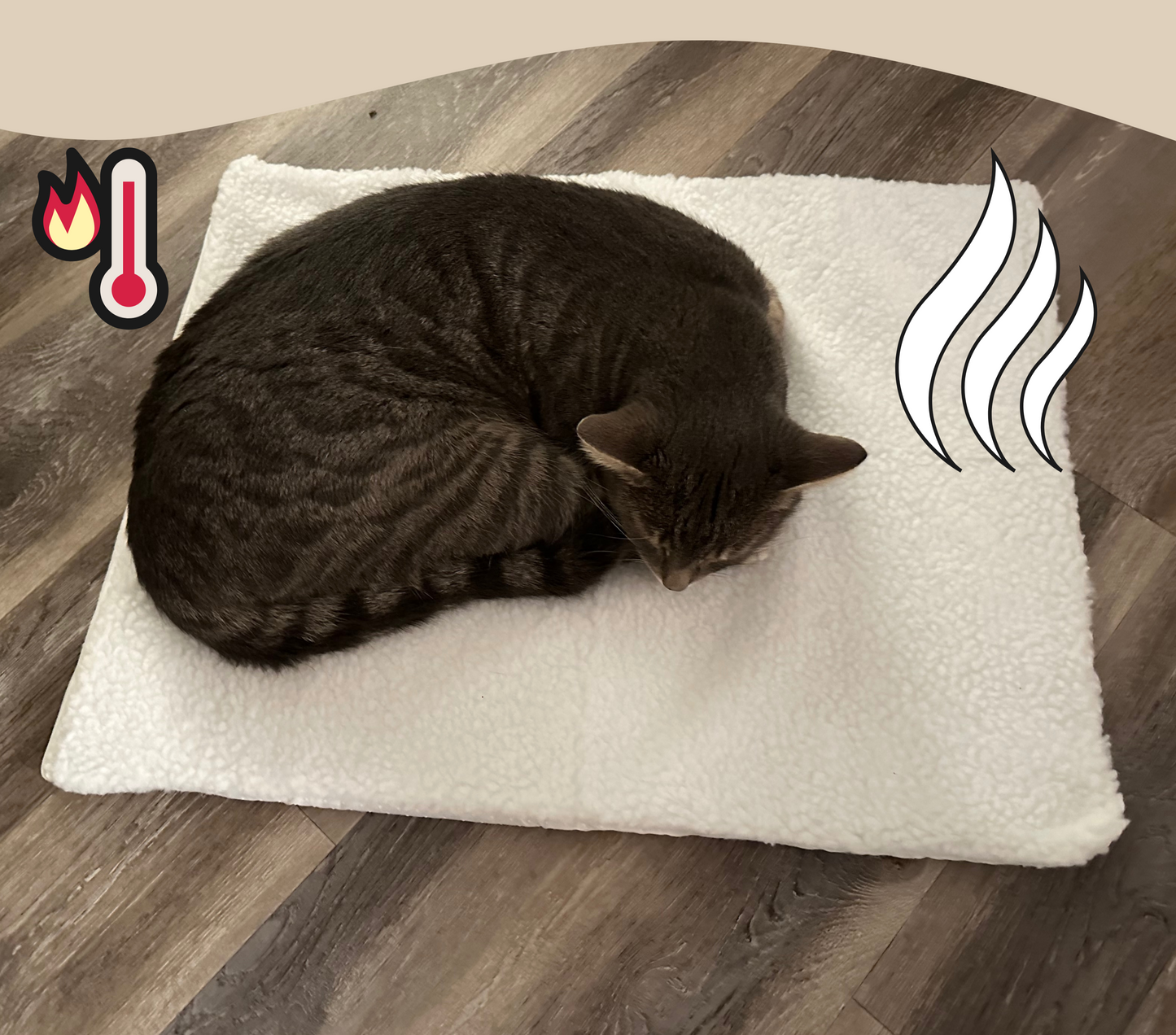 Zelfverwarmende Kattenmat - WarmPurr