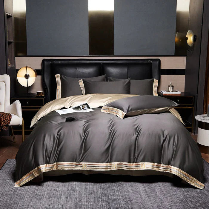 LuxoraSanct – Satijnen Katoenen Beddengoed Set – Comfort & Luxe