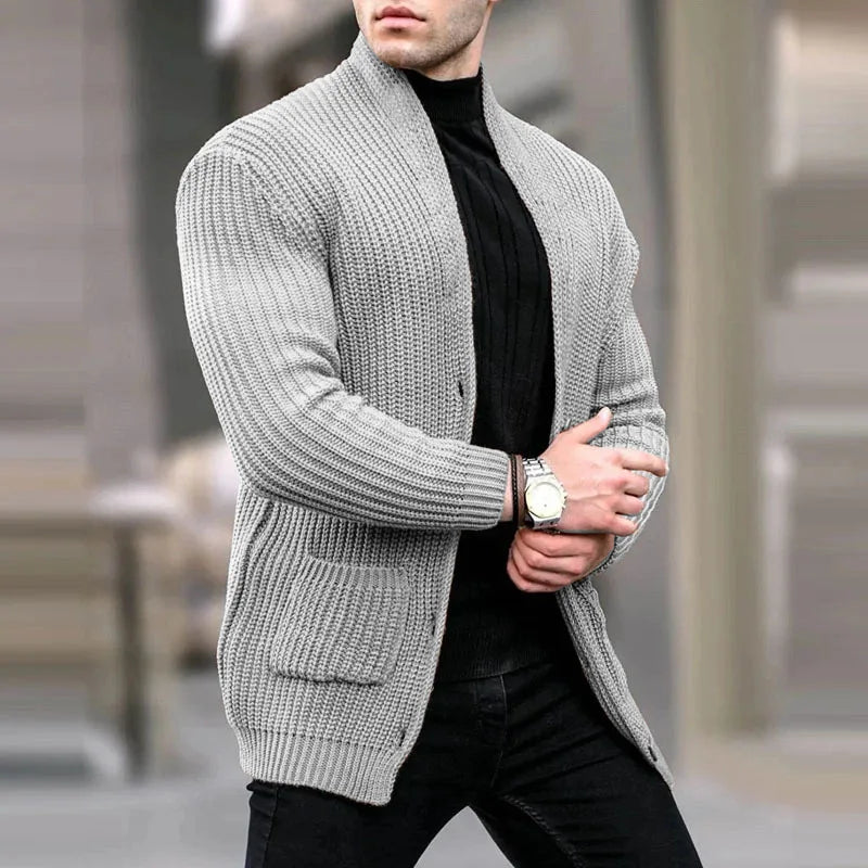 Clifford - Gebreid Vest Voor Heren - Warm & Tijdloos
